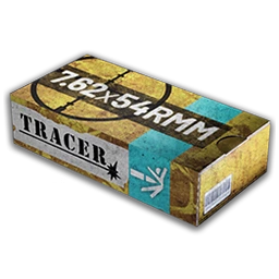 7.62x54mm · Pointe creuse (HP) · traçante